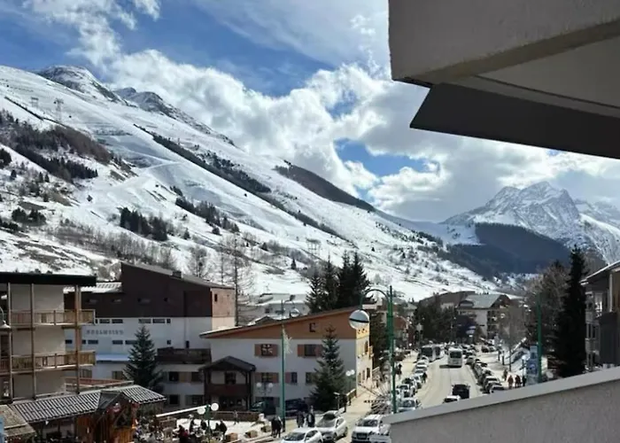 With Mountain View Balcony Daire